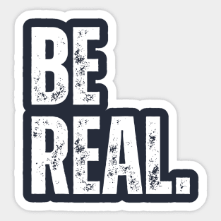 BE REAL Sticker